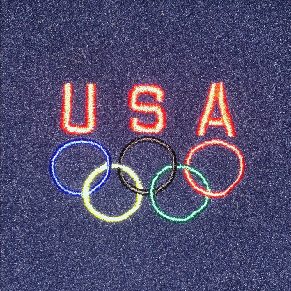 Vintage USA Olympics embroidered zip up fleece - Picture 2 of 6